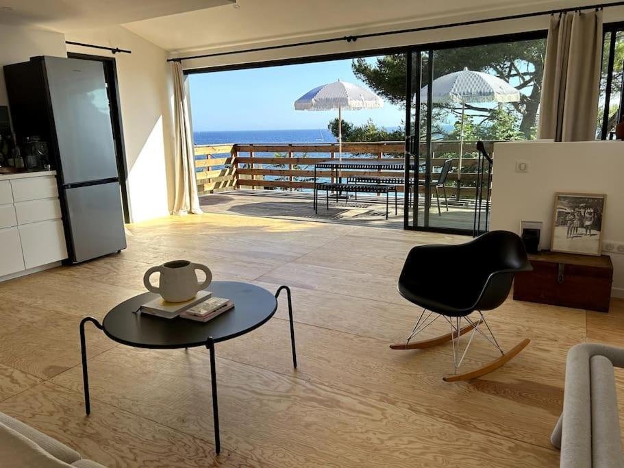 Cabanon Moderne, Les Pieds Dans L'Eau, 2 Chambres Le Pradet Exterior foto